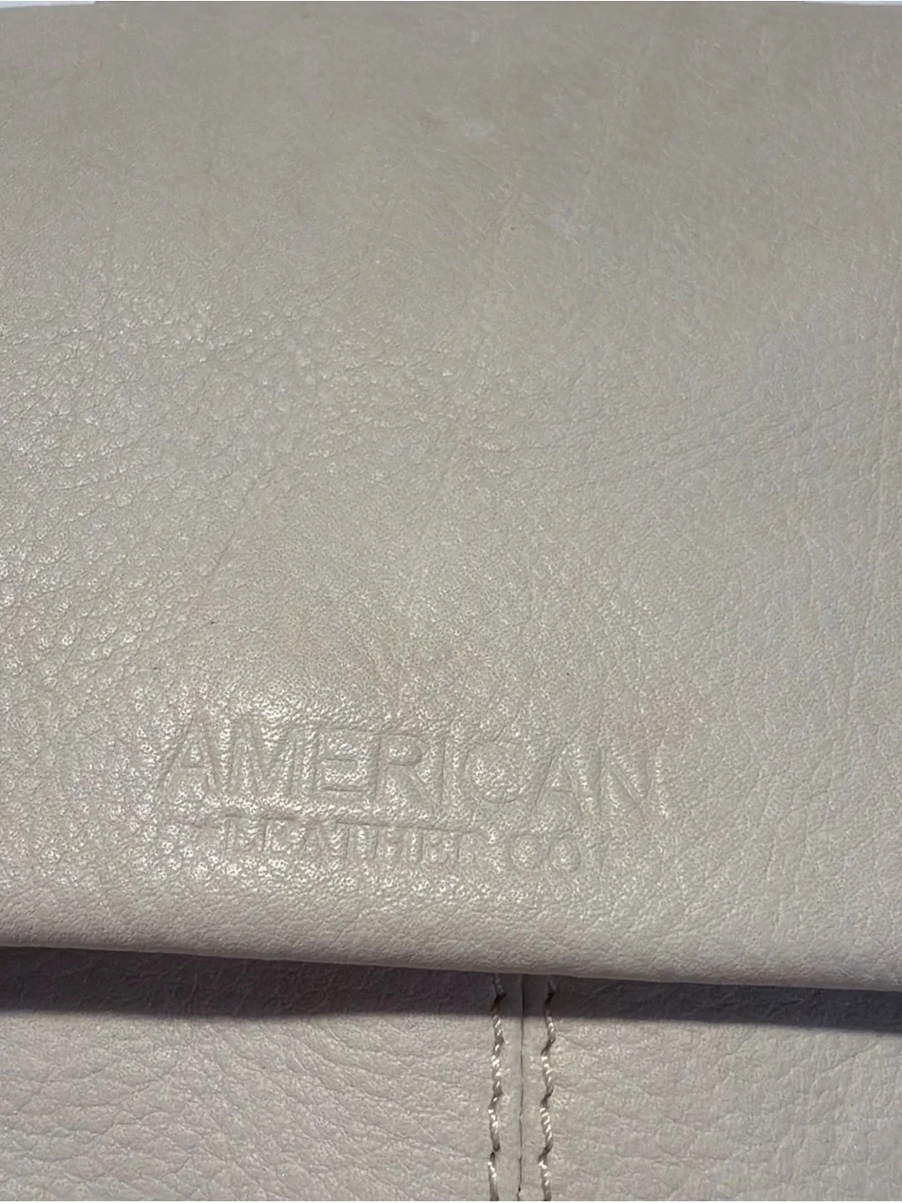 American Leather Co Liberty Small Backpack Cream Soft Leather Bag